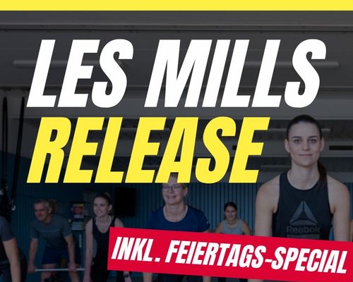 Les Mills Release Wochenende vom 02.10. - 04.10.