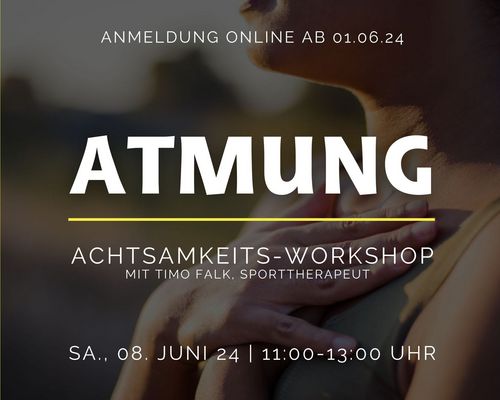 Atem-Workshop am Samstag, den 08. Juni 2024