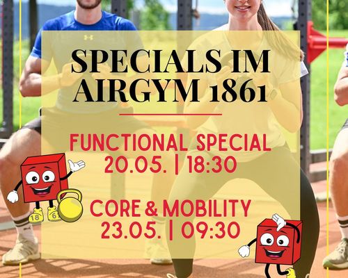 Bereit für Reddys AirGym 1861-Specials?