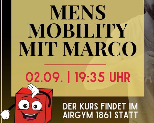 Mens Mobility geht am 02.09. in die nächste Runde