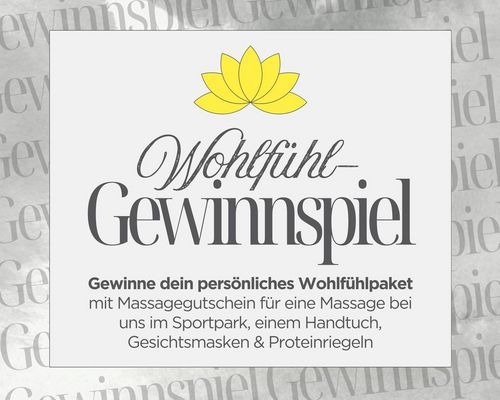 Wohlfühlgewinnspiel zur Wellnesswoche