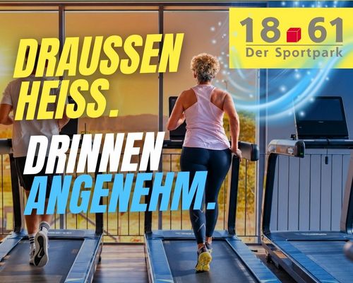 Der Sportpark ist ab jetzt klimatisiert!