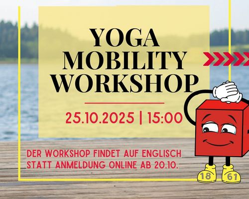 Yoga-Mobility-Workshop mit Andrés Covelli am 26.10.25.
