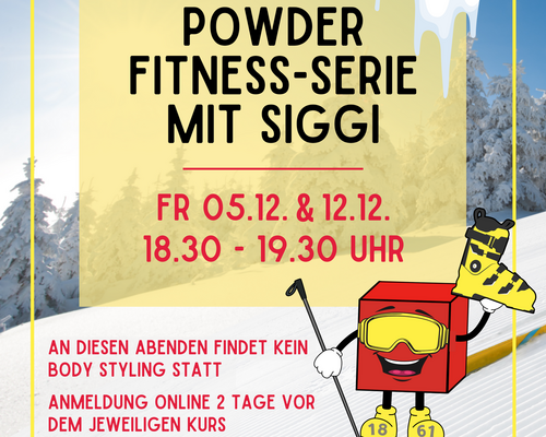 Powder Fitness am 05.12. & 12.12.